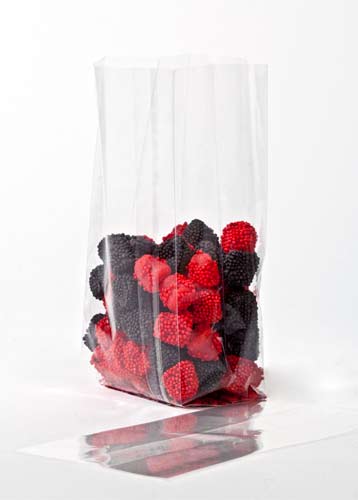 Sac à soufflet écologique qualité supérieure 10.2x6.4x24.3cm (100 pièces) [CSG4]