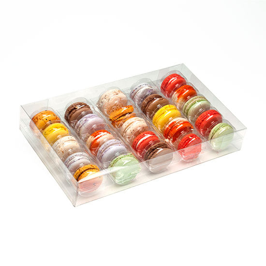 French Macaron Box set for 25 32.2 x 5.1 x 19.1cm