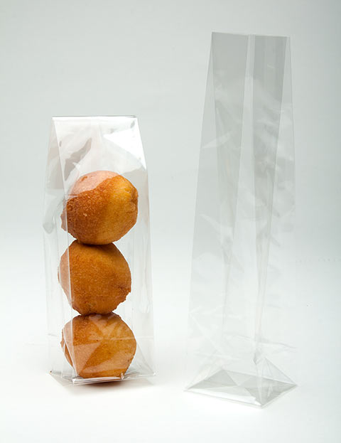 Block Bottom Bags Super Clear 5.1x5.1x21cm