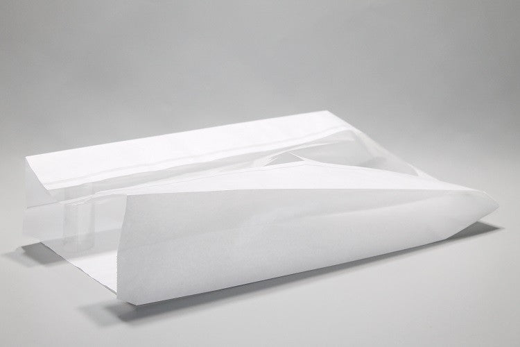 Sachet en papier kraft blanchi avec fenêtre 40 g/qm 20x9x38 cm (100 pièces) [PAZ2018]