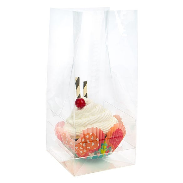 Sacchetti per cupcake grande 10,2 x 10,2 x 22,8cm (100 pezzi) [CBG3]