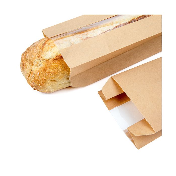 Sacchetti kraft 8,9x5,1x35,6 cm con soffietto (100 pz) [KBB1]