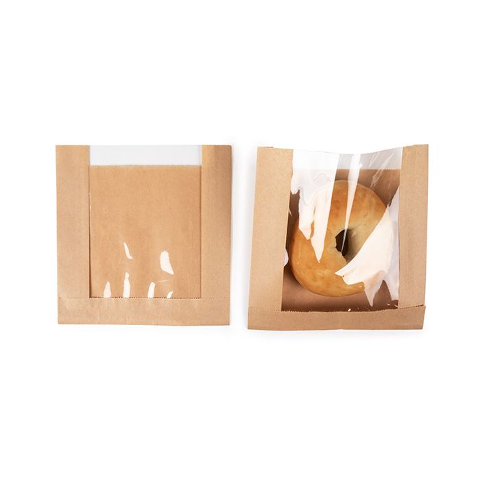 Sacchetti kraft 15,9x2,9x16,5 cm con soffietto (100 pz) [KBB8]