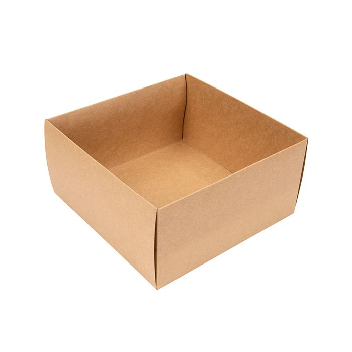 Gift boxes bottom kraft 15,2x7,6x15,2 cm