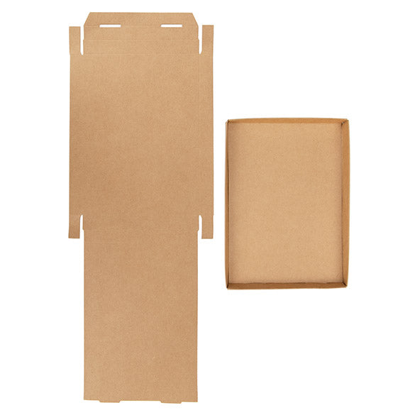 Piccole scatole in carta kraft 13.7x1.6x19.1cm (25 pezzi) [KR1]