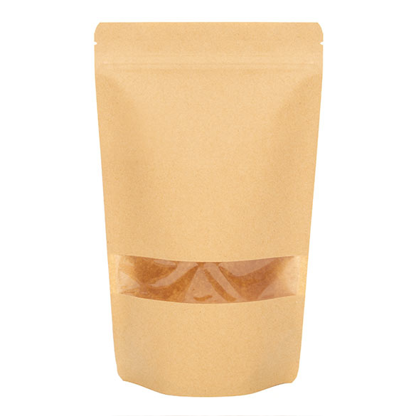 Buste doypack Kraft 17x9x28.5cm | 340 grammi (100 pezzi) [ZBGW4K]