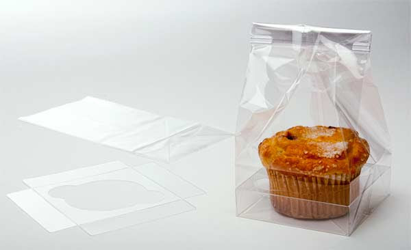 Sacchetti per cupcake grande 10,2 x 10,2 x 22,8cm (100 pezzi) [CBG3]
