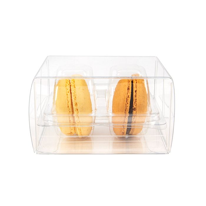 Coffret de macarons français 2 pièces 6,5x5,1x10,2 cm (25 pièces) [MBS6]
