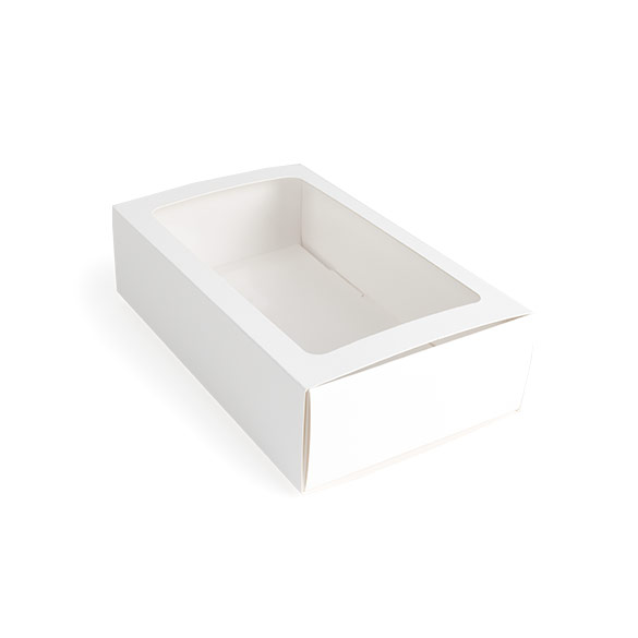 Scatole carta due pezzi bianche 21x12,7x5,7cm (25 pz) [MBS10W]