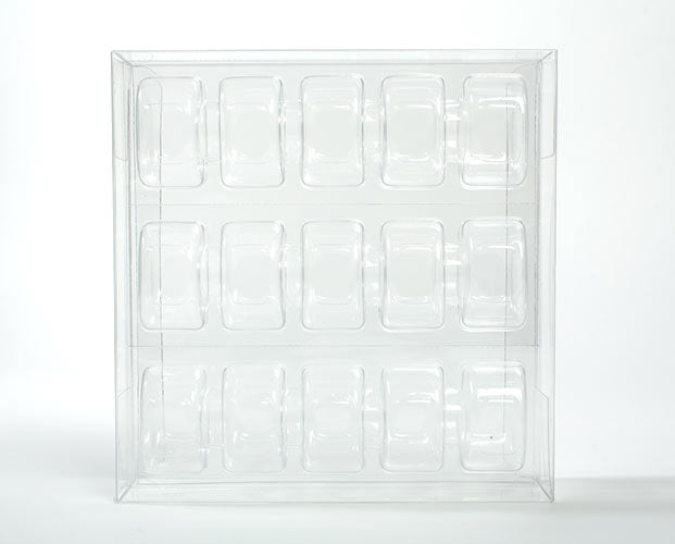 Scatole trasparenti 19.5x5.1x19.1cm (25 pezzi) [FPB258]