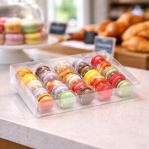 Set di Macaron francesi per 25 pezzi 32,2 x 5,1 x 19,1cm (25 pezzi) [MBS5]