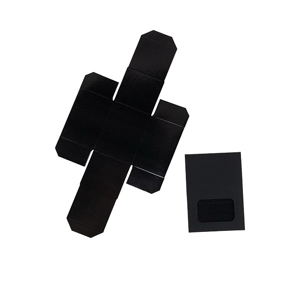 Black Two Piece Paper Boxes 9,5x6,4x5,7cm