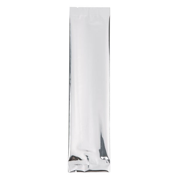 Sacchetto di plastica color argento 5x20,3cm metallizzato termosaldabile (100 pezzi) [SVP28S]