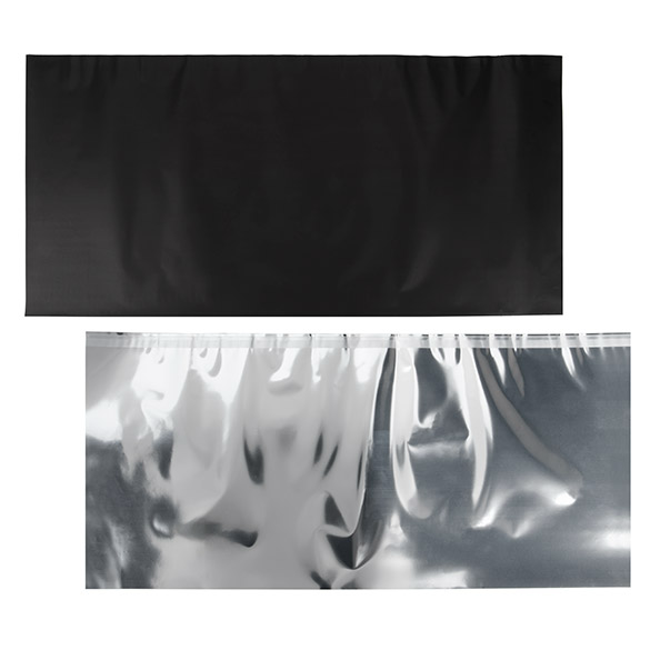 Feuille de couverture métallique Mat Noir 30,5x63,5 cm (25 pièces) [MT4MB]