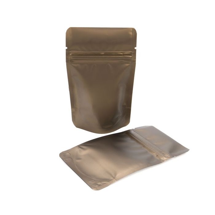 Buste doypack color bronzo 8x5x13cm | 28 grammi (100 pezzi) [ZBGM1BZ]