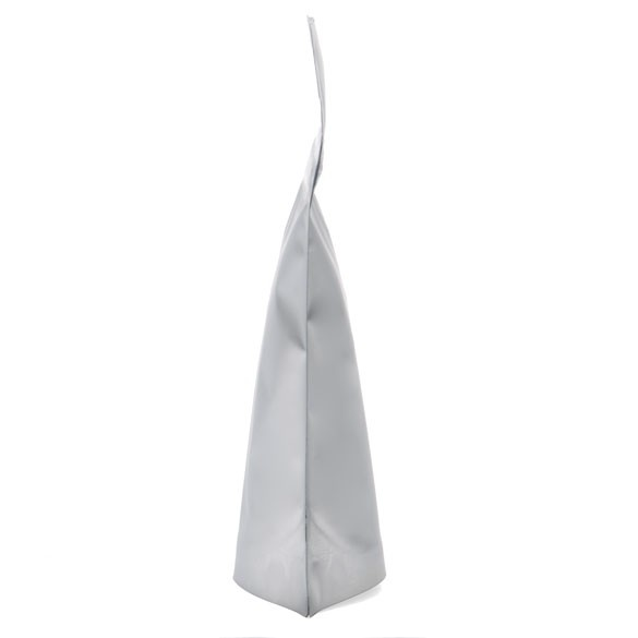 Buste doypack color argento 8x5x13cm | 28 grammi (100 pezzi) [ZBGM1S]