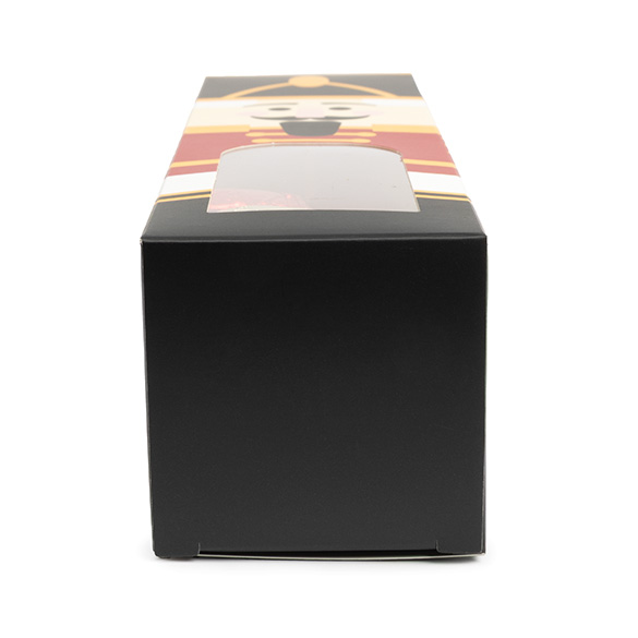 Boîte en papier casse-noisette avec fenêtre 5,7x5,7x20,3 cm (25 pcs) [SKB228N]