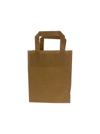 Paper Carrier Bags 18x8x22cm Brown Kraft 70 g/qm