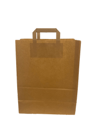 Paper Carrier Bags 32x17x41cm Brown Kraft 90 g/qm