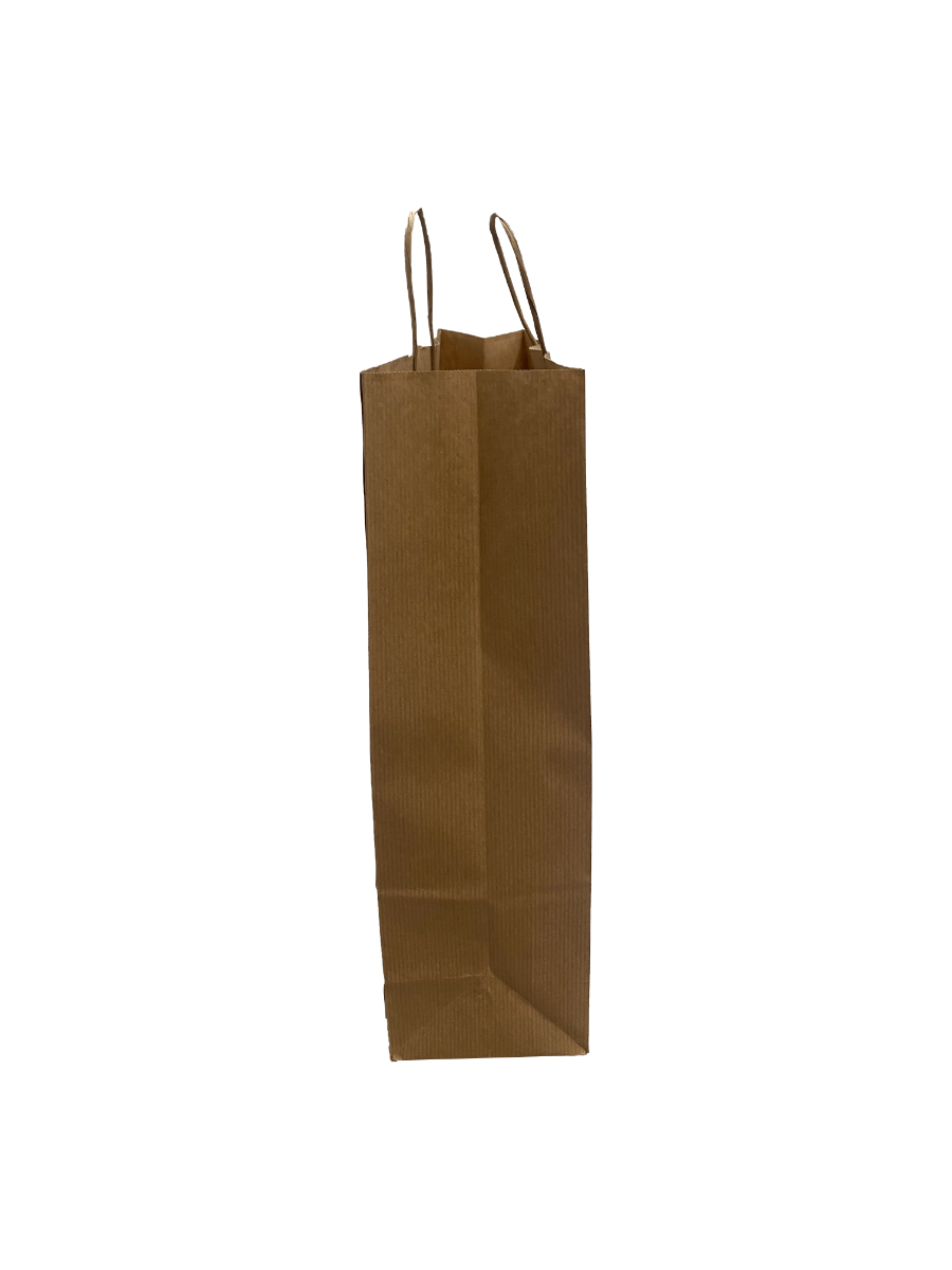 Sac de shopping en kraft 100 g/gm poignées torsadées 31x12x41cm (50 pièces) [PAMB3241]