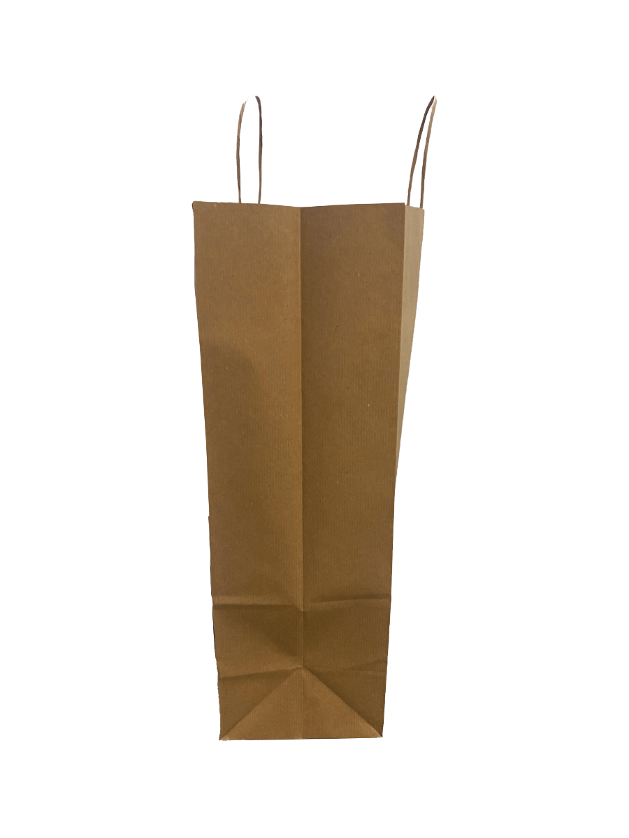 Sac de shopping en kraft 100 g/gm poignées torsadées 45x17x48cm (50 pièces) [PAMB4548]