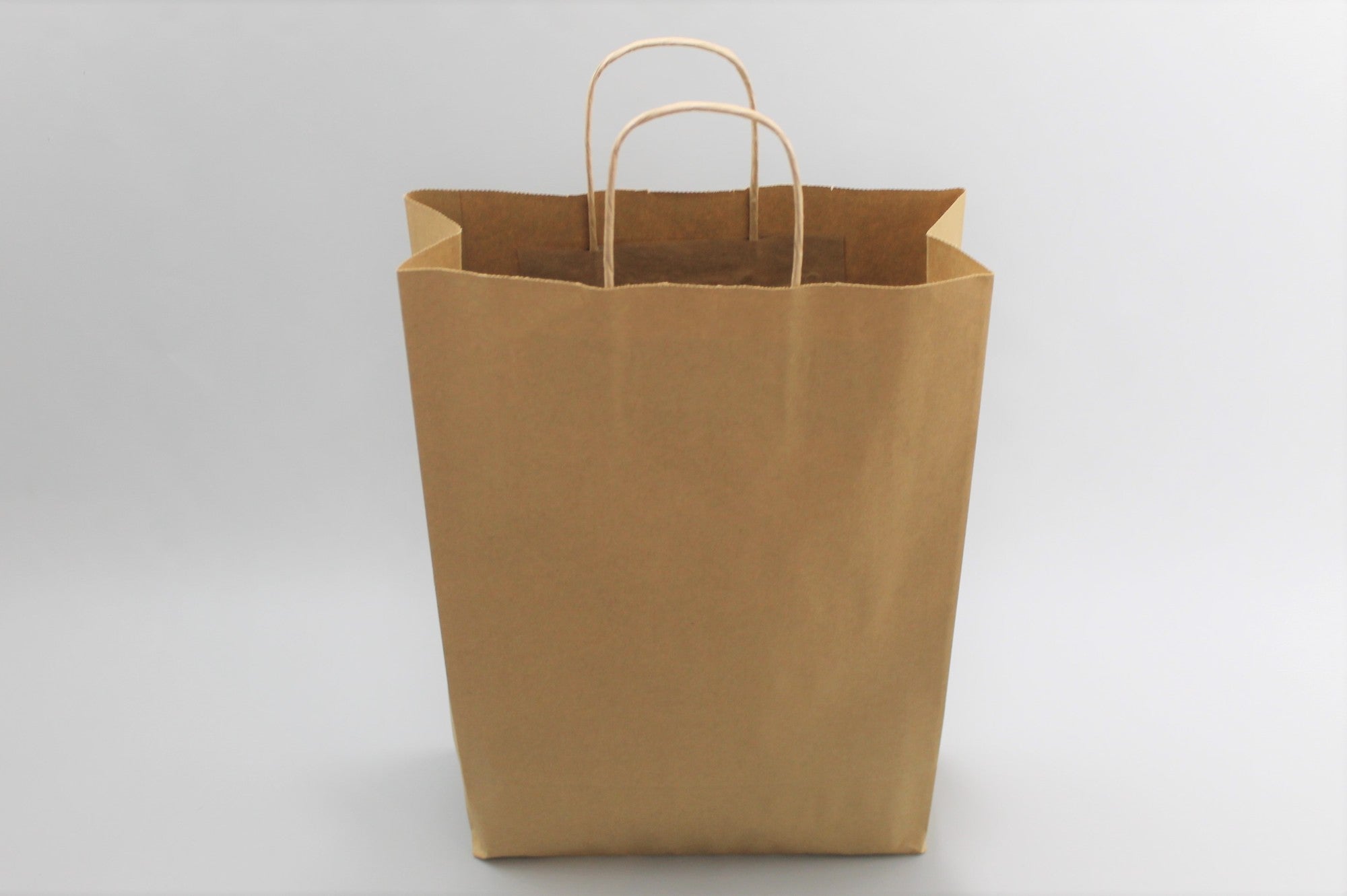 Sac à bouteilles en papier kraft 110 g/m + séparateur 26x8x39 cm (50 pcs) [PAWF2639]