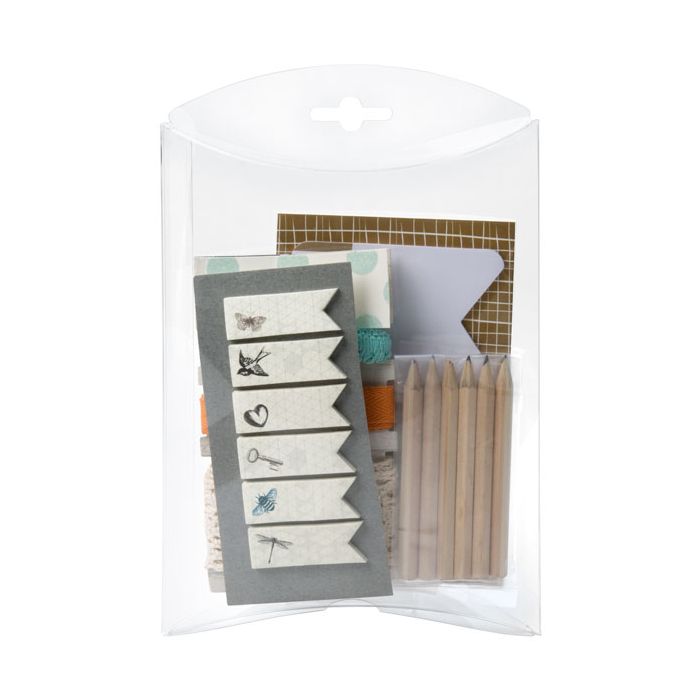 Petites boites berlingot à transparence cristalline 15.2x3.8x20.3cm (Sans crochet pour suspension) (25 pièces) [PB79]