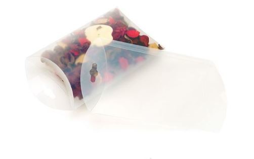 Kissenschachteln Frostweiß 12.7x3.8x19.1cm mit Aufhängeloch (25 Stück) [PBF108]