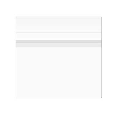 Sacchetto di plastica trasparente 102,7x76,8cm con chiusura adesiva (50 pezzi) [B4030PC]