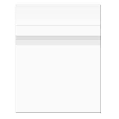Sachet plastique laminés à transparence cristalline avec rabat sécurisé 22.7x28.6cm (100 pièces) [PL811]