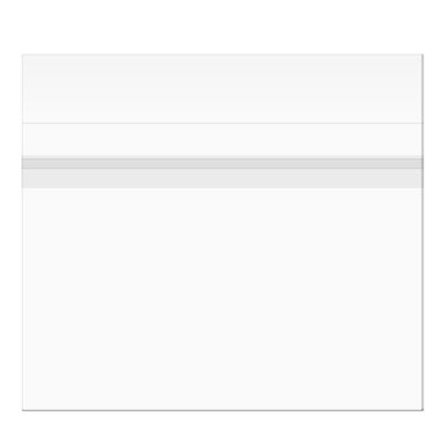 Sacchetto di plastica trasparente 9,5x13cm con chiusura adesiva (100 pezzi) [B3H5SPC]