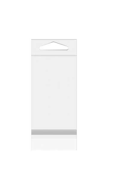 Sacchetti con foro di sospensione 11x24.3cm con chiusura di protezione (100 pezzi) [HB49PC]