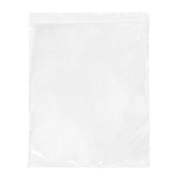 Sacchetto trasparente con chiusura a pressione 25.5x30.5cm PE 50 micron (100 pezzi) [2PE1012]