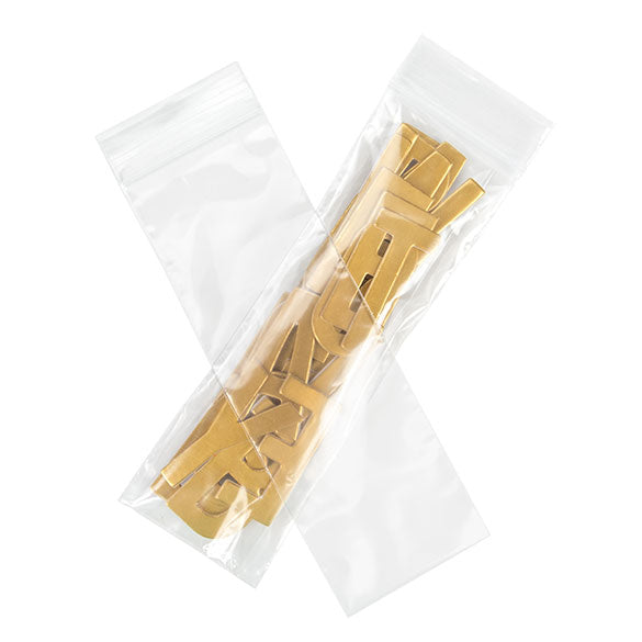 Druckverschlussbeutel Transparent 5x15cm PE 50 Mikron (100 Stück) [2PE26]