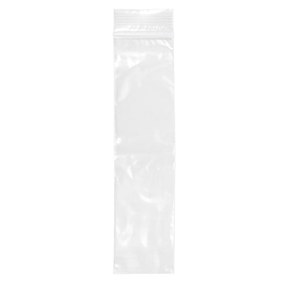 Druckverschlussbeutel Transparent 5x20.5cm PE 50 Mikron (100 Stück) [2PE28]