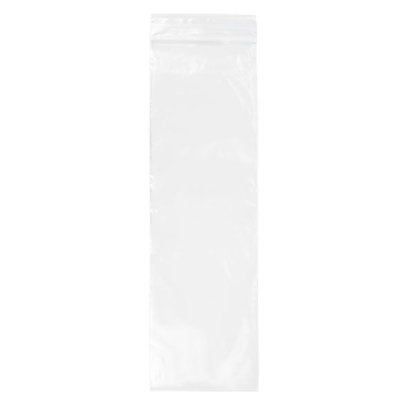 Sachet zip transparent en PE-BD 7,5x25,5cm 50 microns (100 pièces) [2PE310]