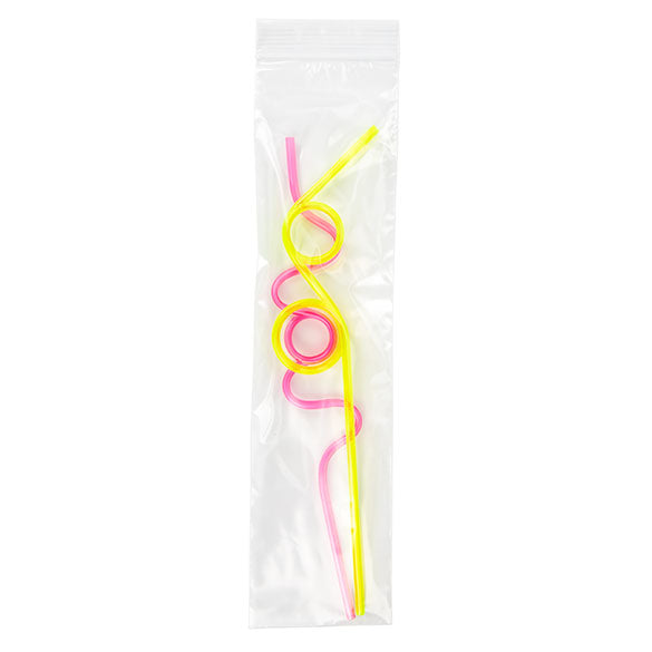 Sacchetto trasparente con chiusura a pressione 7.5x30.5cm PE 50 micron (100 pezzi) [2PE312]