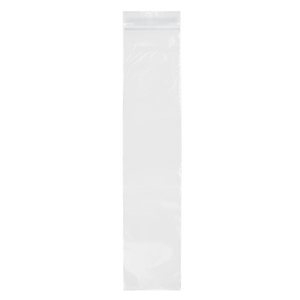 Druckverschlussbeutel Transparent 7.5x35.5cm PE 50 Mikron (100 Stück) [2PE314]