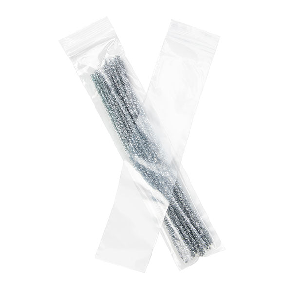 Druckverschlussbeutel Transparent 7.5x35.5cm PE 50 Mikron (100 Stück) [2PE314]