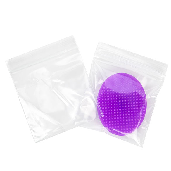 Sachet zip transparent en PE-BD 7,6x7,6cm (100 pièces) [2PE33]