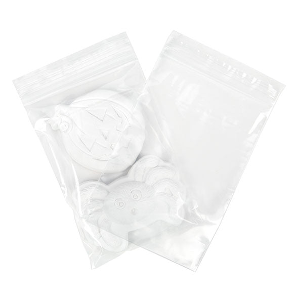 Sacchetto trasparente con chiusura a pressione 9x12.5cm PE 50 micron (100 pezzi) [2PE3H5]