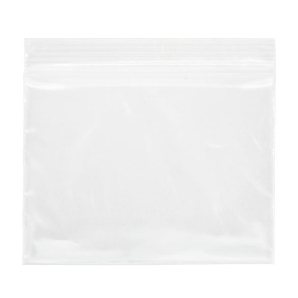 Sacchetto trasparente con chiusura a pressione 10x7.5cm PE 50 micron (100 pezzi) [2PE43]