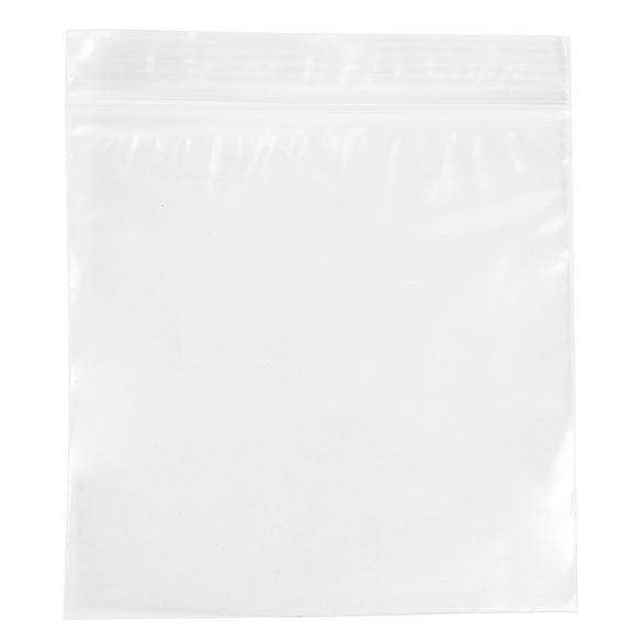Sacchetto trasparente con chiusura a pressione 10x10cm PE 50 micron (100 pezzi) [2PE44]