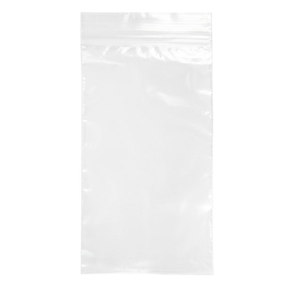 Sacchetto trasparente con chiusura a pressione 10x18cm PE 50 micron (100 pezzi) [2PE47]