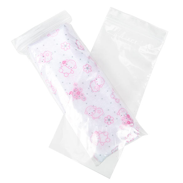Druckverschlussbeutel Transparent 10x23cm PE 50 Mikron (100 Stück) [2PE49]