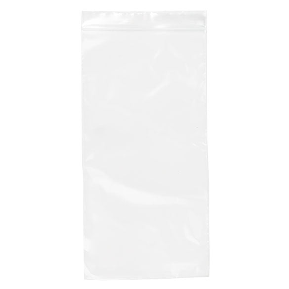 Sacchetto trasparente con chiusura a pressione 12.7x25.5cm PE 50 micron (100 pezzi) [2PE510]
