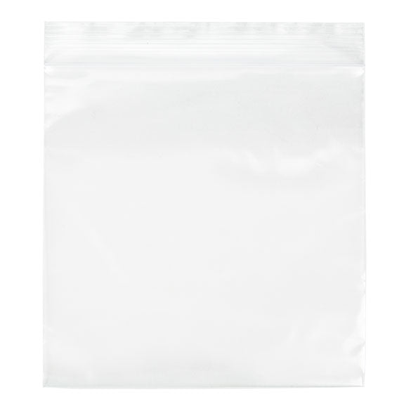 Sacchetto trasparente con chiusura a pressione 12.5x12.5cm PE 50 micron (100 pezzi) [2PE55]