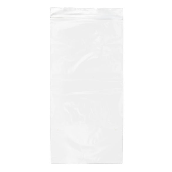 Sacchetto trasparente con chiusura a pressione 15x30.5cm PE 50 micron (100 pezzi) [2PE612]