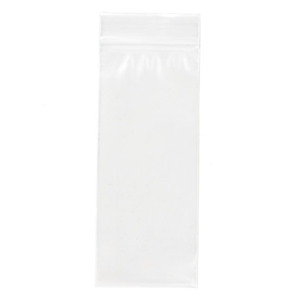 Sacchetto trasparente con chiusura a pressione 6.5x15cm PE 100 micron (100 pezzi) [4PE2H6]