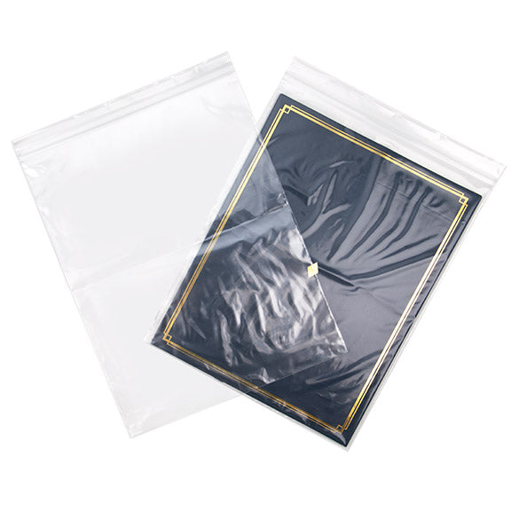 Sachet zip transparent en PE-BD 25,4x33cm (100 pièces) [2PE1013]